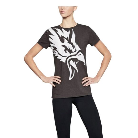 Under Armour Charcoal Gray Freedom Eagle T-Shirt; SZ S; BNWT - Picture 1 of 6